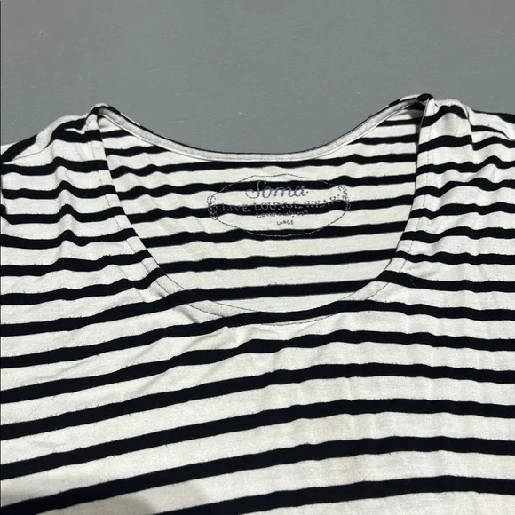 Soma Striped Long Sleeve Stretchy Dress (Women’s Large) - Picture 7 of 9